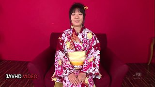 Naughty Jav Star Chiharu Gives Sultry Blowjob Before Kimono Sex Frenzy