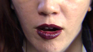 Evangelines Is a Lipstick Nurse (mouth Fetish)