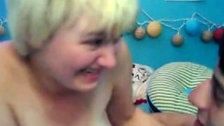 Blonde Amateur With Huge Natural Boobs On Webcam
