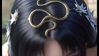 Nymphprince Ai Queen of Cock Suckers. 3D-cgi Stylized