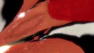 Anime Cowgirl Sex Cage Wrestling Deepthroat and Anal Pounding