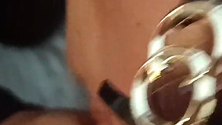 MILF in Sunglasses Gives POV Blowjob with Cumshot