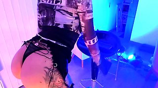 Extreme close up of Japanese teen masturbating