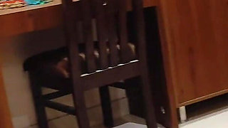 Alone at Home Husband Fucked Beautiful Maid