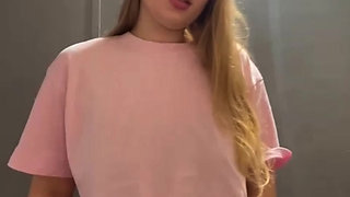 Squirting in the public so hard