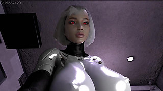 Wild Ride with Femdom Robot Gynoid Fembot, POV