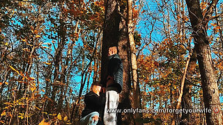 Fucked a Beauty with a Big Ass in the Forest While Walking