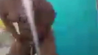 A Beautiful Naked Aunt Taking a Shower Makes Me Very Excited