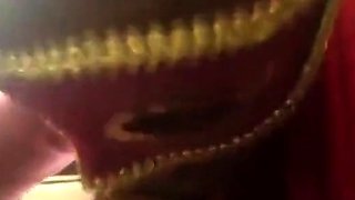 Masked Ebony Amateur Gives Blowjob and Swallows