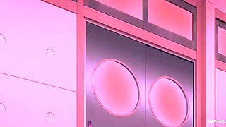 Harder Hentai Sex - Anime Girl Ahegao Cumshot on Big Tits