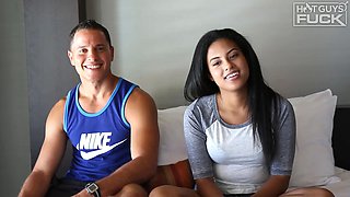 Marvelous fit runner gets some teen pussy