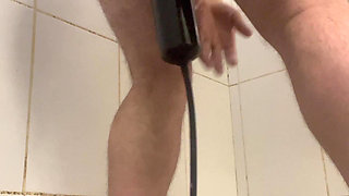 Deep anal XXL dildo