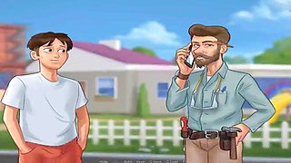 Throwing a party can be tough in Summertime Saga