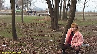 Hot Redhead Wife Pissing Outdoors - Amateur Golden Shower Fetish