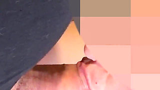 Close-up Blowjob with Mouth Full of Sperm, Gorgeous Blowjob with Huge Throbbing Oral Creampie