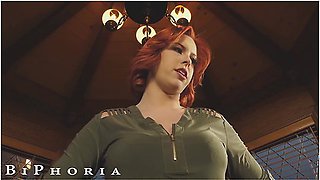 Hot Redhead Teacher Pegs Her Student While He Fucks His Classmate