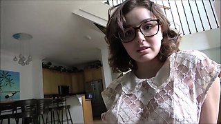 Taboo Stepsister School Sex Ed: POV PORN Sucking cock & Hard fuck Lesson - Teenage