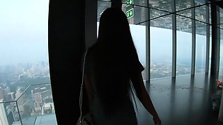 Bubble butt Thai GF fucked from behind