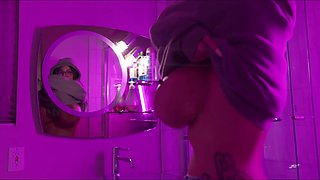 Huge fake tits and ass are perfect for the big black dick pleasure