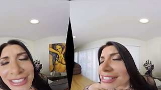 Chubby Brunette Big Boobs Dildo Masturbation