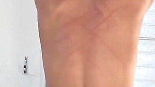 Charlie bare back whipping by her mistress