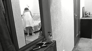 Naked Blonde MILF No Panties Pizza Delivery - Shower Sex with Mature Ass & Tits