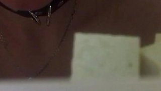 Cooking While Wearing a Collar and a Gag - Lovessie