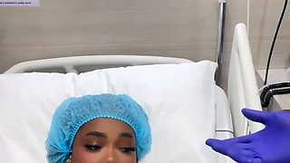 Horny doctor, fucks his patient, and leaves her tits full of milk
