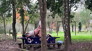 Stepmother Gets Caught Having Sex Outdoors