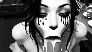 Hentai anime - My friend invited me to watch a movie and I ended up riding his cock