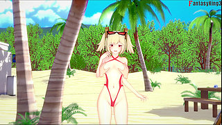 Burnice Bikini Blowjob on the beach - 1 - Zenless Zone Zero (ZZZ)