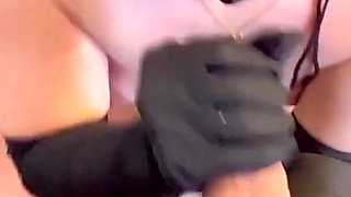 Mistress Punishes Slave for Cumming Too Little