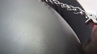 Giantess Glasses Dominatrix Boot Domination!