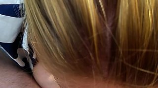 Mexicana blowjob with her big boobs