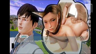 Waifu Academy gameplay with plenty of busty babes and sexy situations