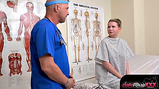 Sofie Marie and DILF Doctor Pound Lala Tadas in Hardcore Group Sex