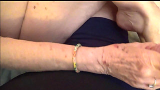 Best Hand & Foot Job Ever Lots of Cum on Mature High Arched Feet