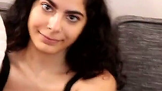 18 Year Old Teen Angel Gostosa First Footjob Ever!