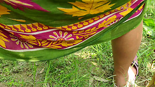 Outdoor my Hot Young Bhabhi and me