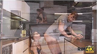 Czech Girl Is So Sexy That Handyman Cant Resist Asslicking With Eveline Dellai