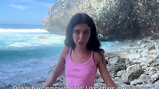 Fucking a stranger with whom we are stuck on a desert