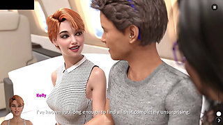 The Spellbook Corruption Plane Threesome Sex - 3D Animated Porn Game #16