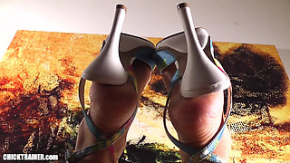 Busty MILF Britney fucked, Fingered & getting her pussy licked. High heels & big breasts