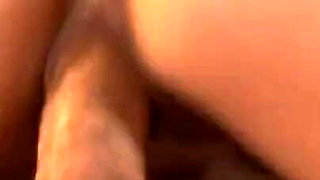 Nasty big ass chick squirts hard during the bang