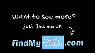 Playing with a dildo on webcam