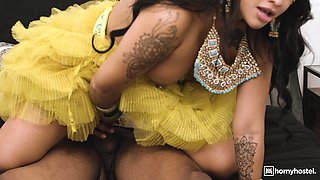 Kristof Cale Dominates in Wild Interracial Desi Scene