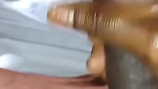 Riding on My Huge Monster Cock on the Bed