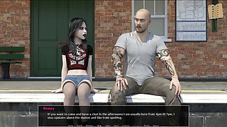 Petite girls in an erotic hentai visual novel adventure