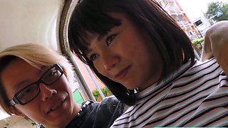 Amateur Thai MILF picked up for a ride