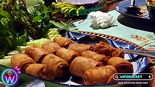 Wifebucket Amateurs - Celebrating Our Love, From Dinner to Breakfast in Bed